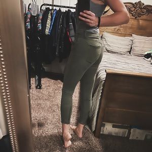 Gap, Olive Green, True Skinny, Stretch Jean